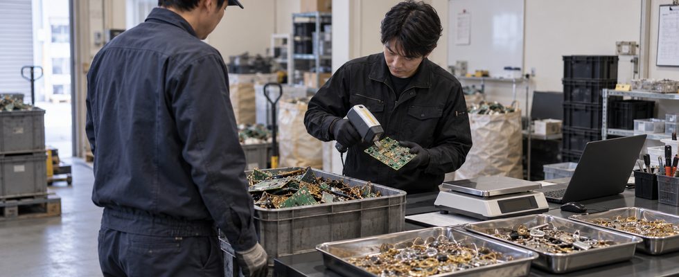 工業スクラップ・電子基板・貴金属含有品の買取
